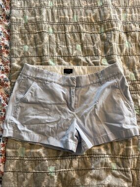 J. Crew Women's Pale Blue Chino Bermuda Shorts